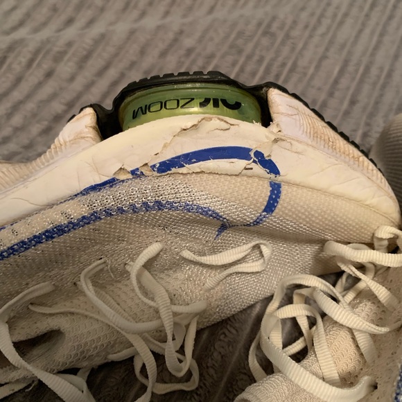 Size 9.5 - Nike Air Zoom Tempo NEXT% White - CI9923-103 zoomx running shoes - Picture 8 of 12